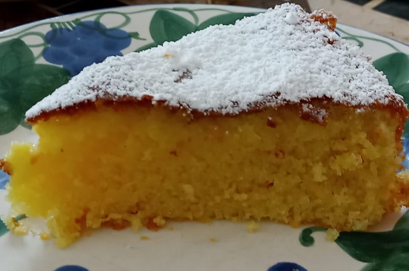 Torta caprese al limone
